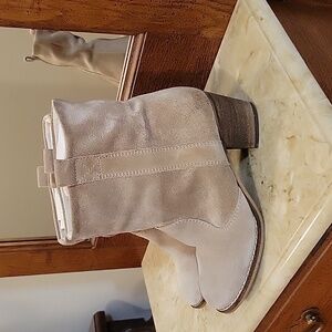 Sundance | Tan Lavorazione Artigiana Suede Leather Boots Size 37 Made In Italy